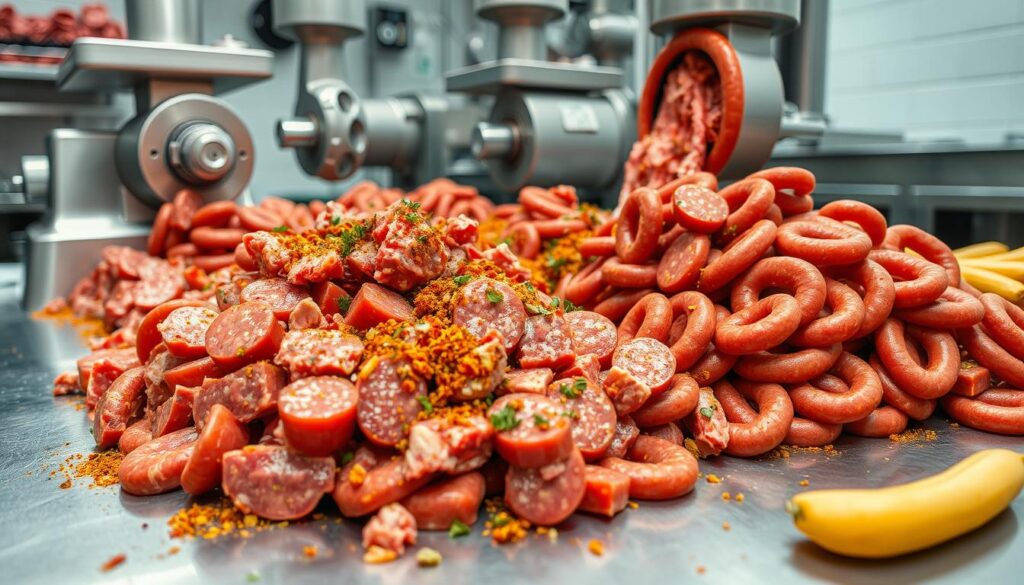 Beef Sausage Production Process