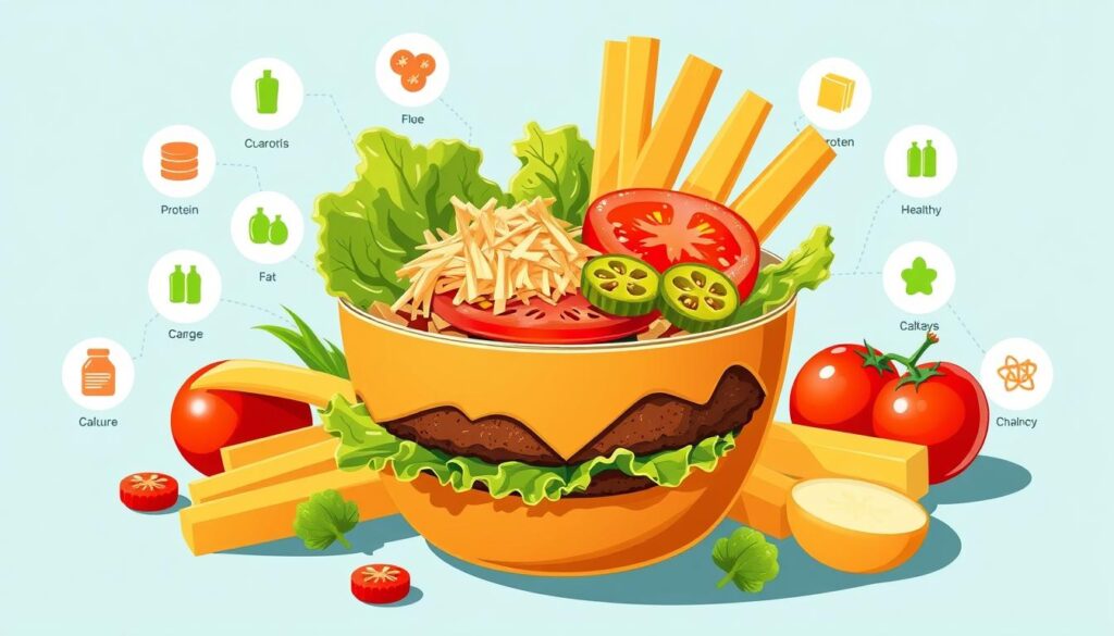 Burger Bowl Calorie Breakdown