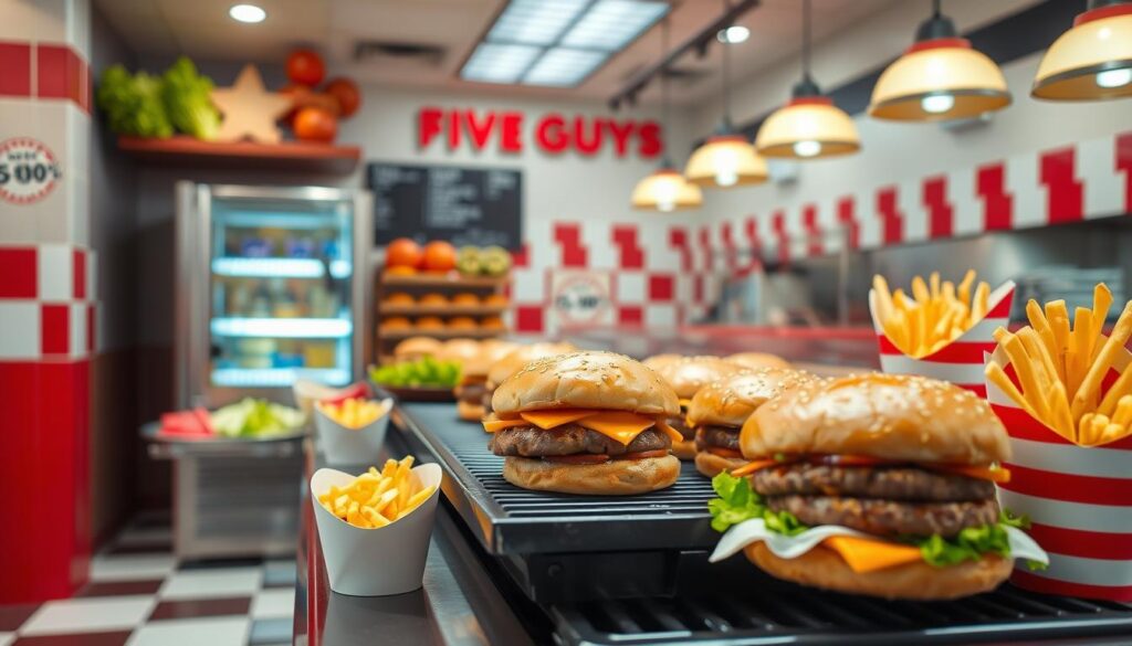 Five Guys Burger Customization Options