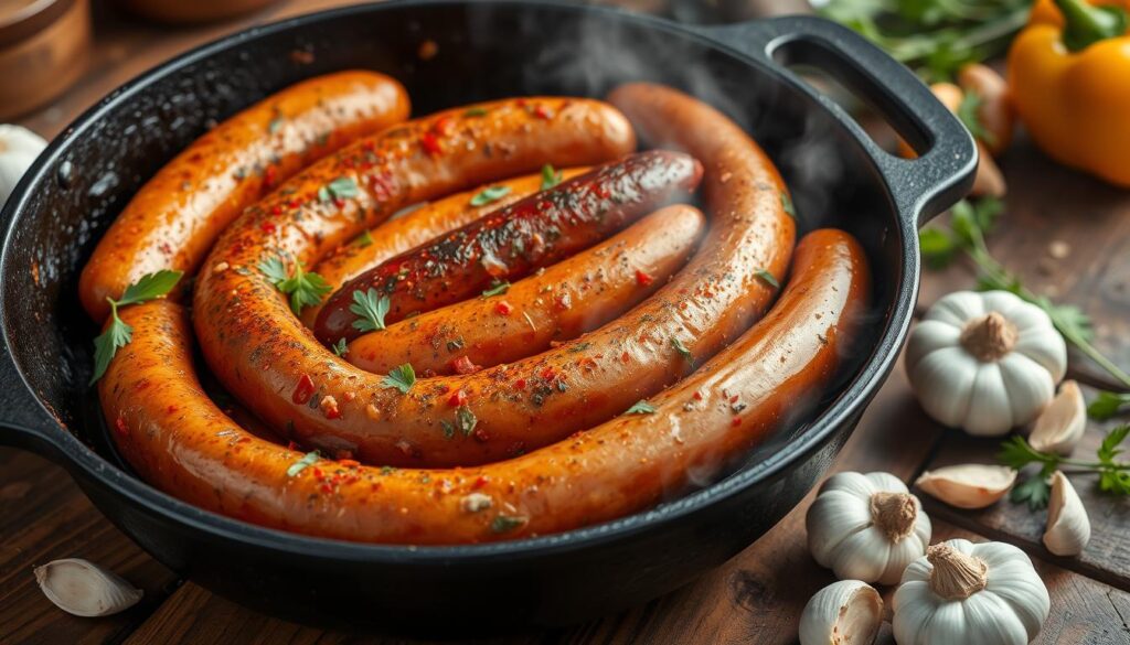 Spanish Chorizo Cooking Process