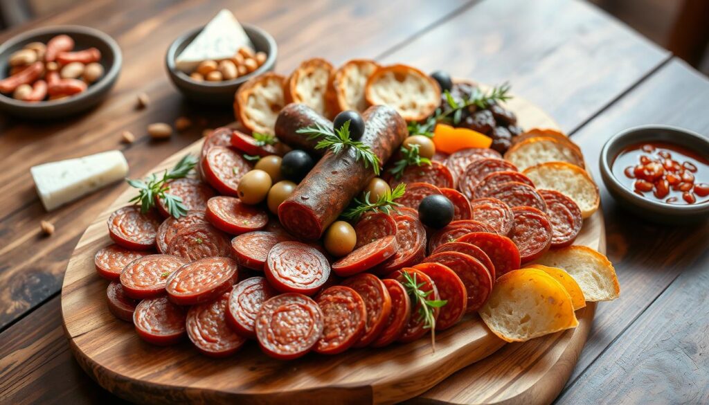 Spanish Chorizo Serving Platter