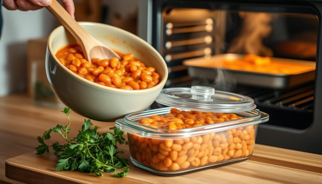 Storing and Reheating Baked Beans