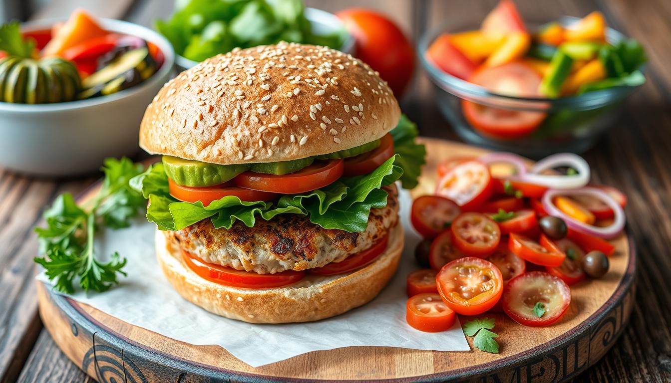 What is the healthiest way to eat a hamburger?