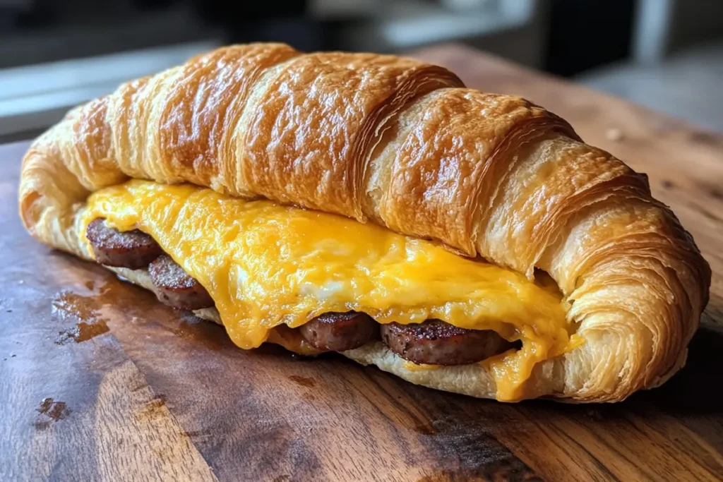 Burger King Sausage, Egg & Cheese Croissan’wich