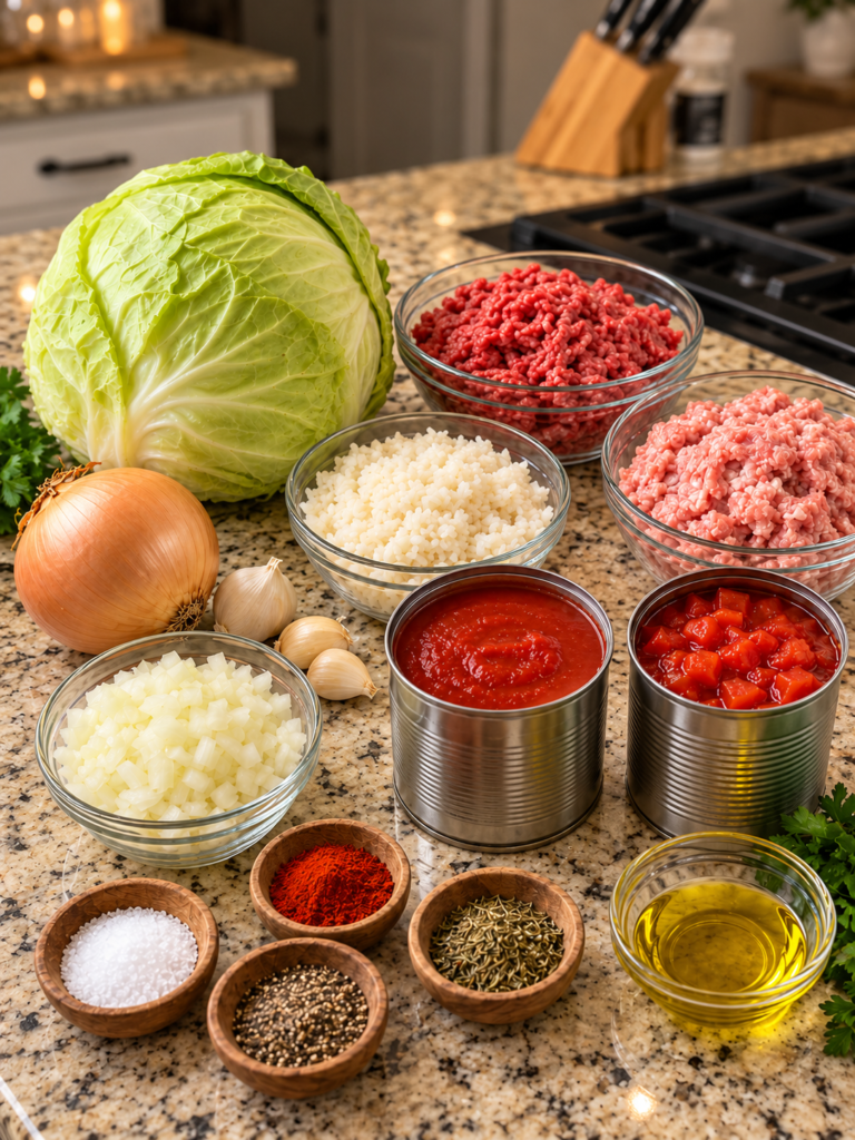 Classic Stuffed Cabbage Rolls (Golubtsi) 7 Ingredients pour choux farcis maison
