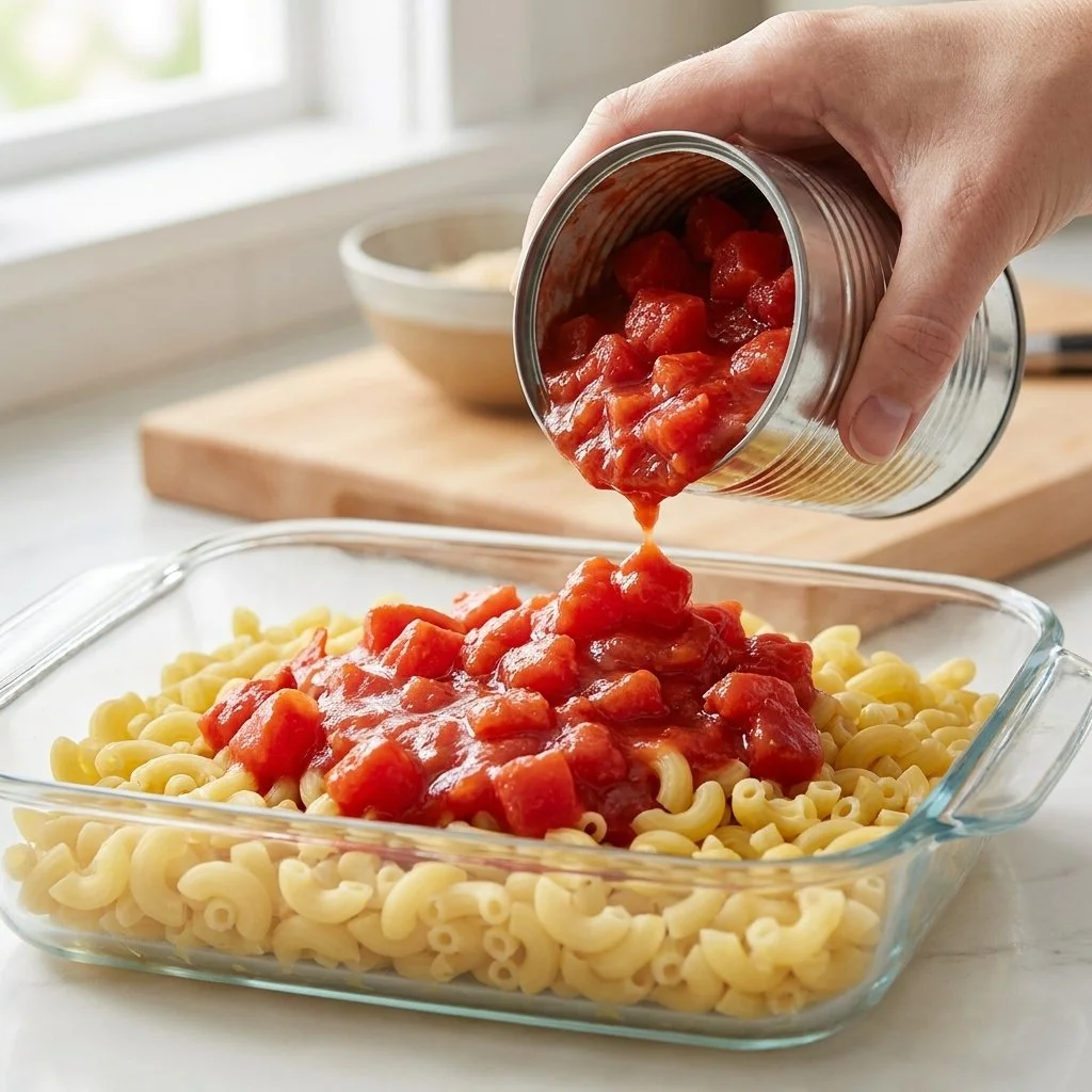Easy Budget-Friendly Tomato Macaroni Casserole 5 Easy Budget-Friendly Tomato Macaroni Casserole