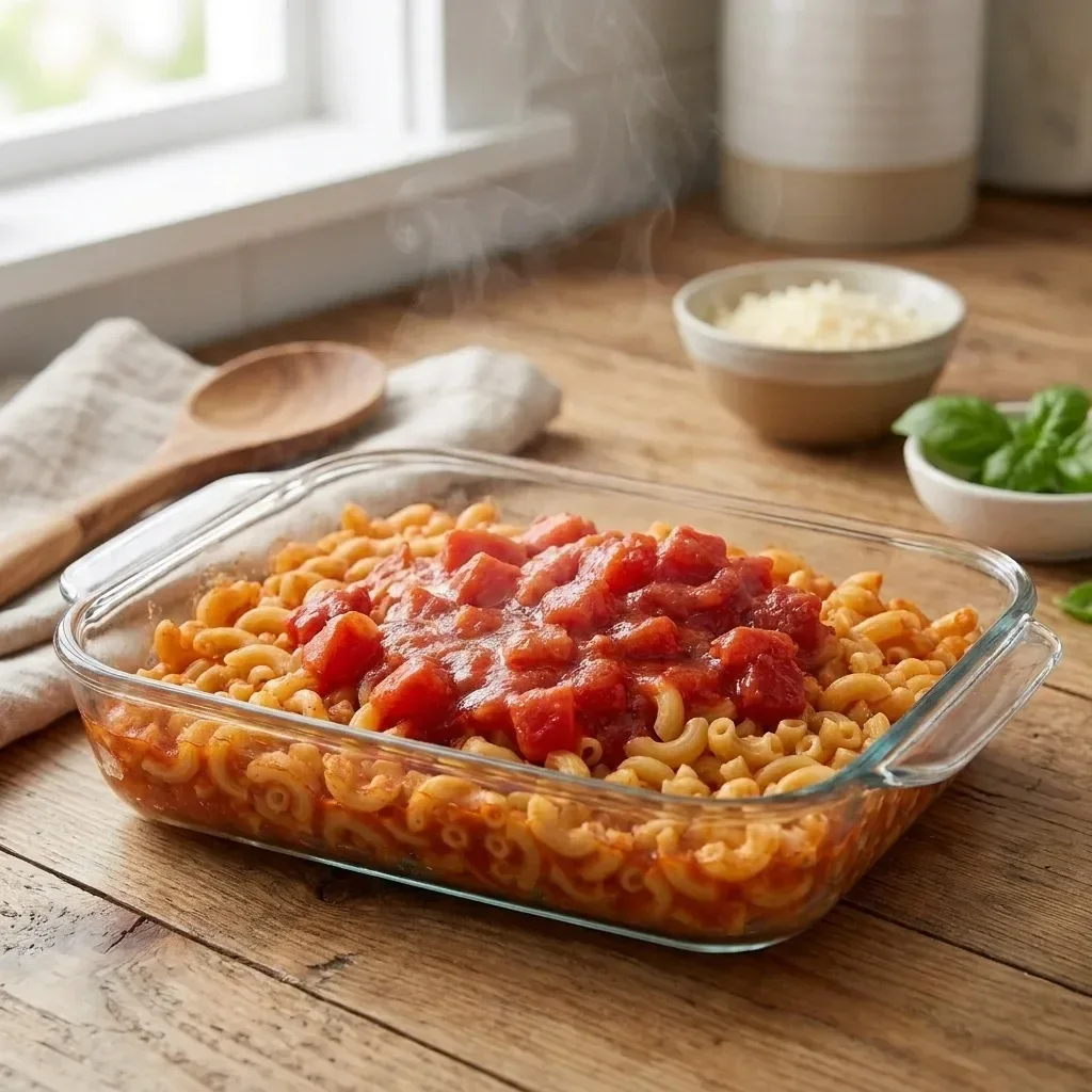Easy Budget-Friendly Tomato Macaroni Casserole 6 easy budget friendly tomato macaroni casserole 2026 10 24 202000 2