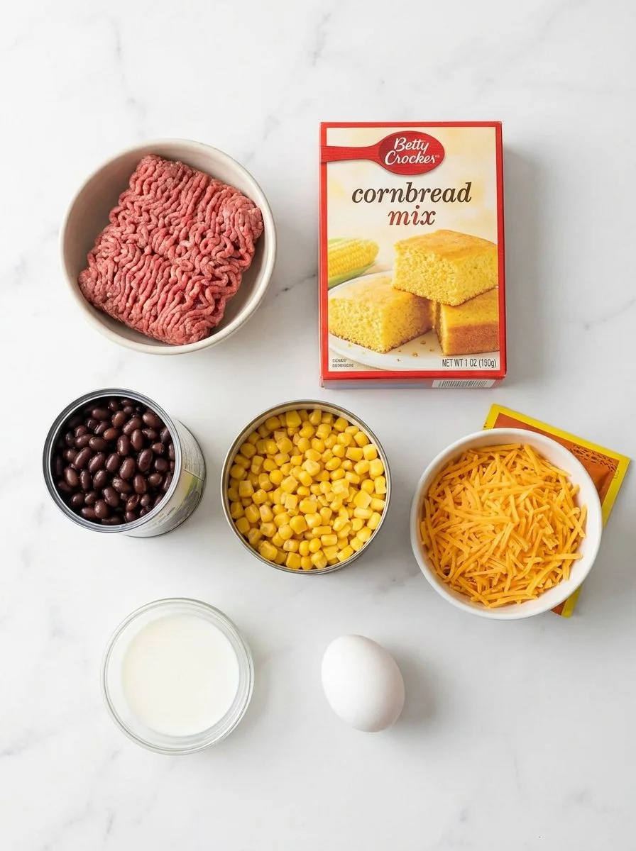 Easy One-Pan Ground Beef Cornbread 8 Easy One-Pan Ground Beef Cornbread