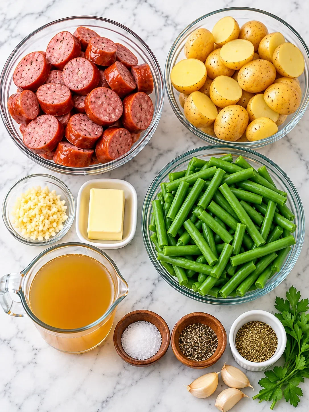 Slow Cooker Sausage with Green Beans and Potatoes Recipe 6 Slow Cooker Sausage with Green Beans and Potatoes Recipe